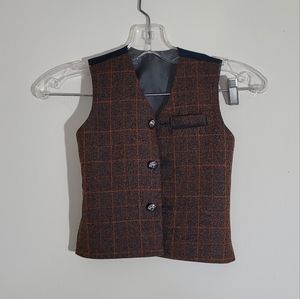 Aleeshan -- Kids Formal Blue Vest